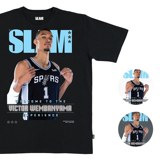 ビクター ウェンバンヤマモデル スラム サンアントニオ スパーズ Tシャツ