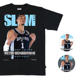 ビクター ウェンバンヤマモデル スラム サンアントニオ スパーズ Tシャツ