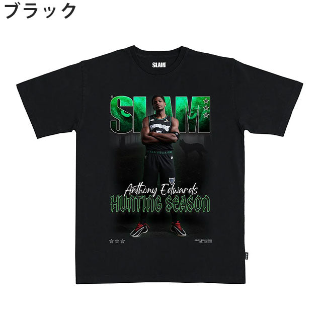 アンソニー エドワーズモデル スラム ミネソタ ティンバーウルブズ Tシャツ海外取寄 2026 SLAM COVER T-SHIRT