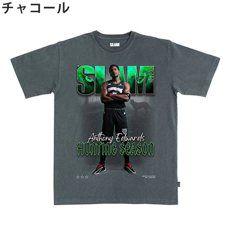 アンソニー エドワーズモデル スラム ミネソタ ティンバーウルブズ Tシャツ海外取寄 2026 SLAM COVER T-SHIRT