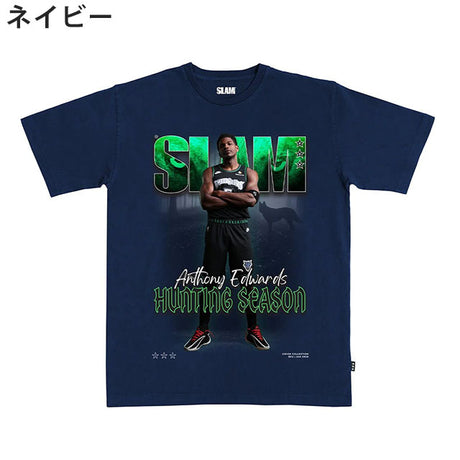 アンソニー エドワーズモデル スラム ミネソタ ティンバーウルブズ Tシャツ海外取寄 2026 SLAM COVER T-SHIRT