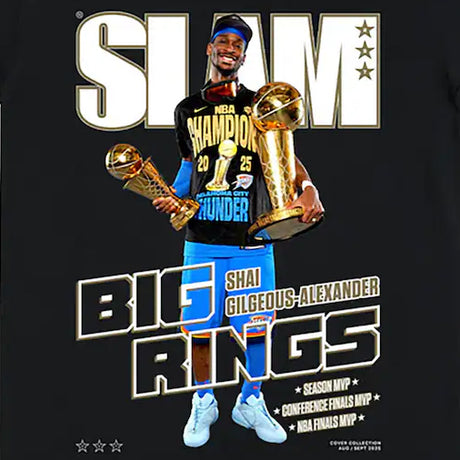 海外取寄 シェイ ギルジャス＝アレクサンダーモデル スラム Tシャツ 2025 SLAM COVER BIG RINGS T-SHIRT BLACK