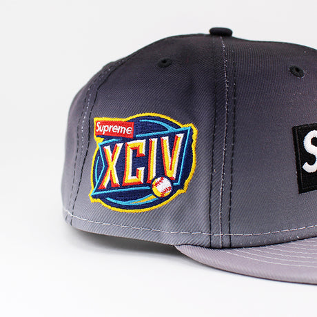 SUPREME ニューエラ キャップ 59FIFTY GRADIENT BOX LOGO FITTED CAP BLACK