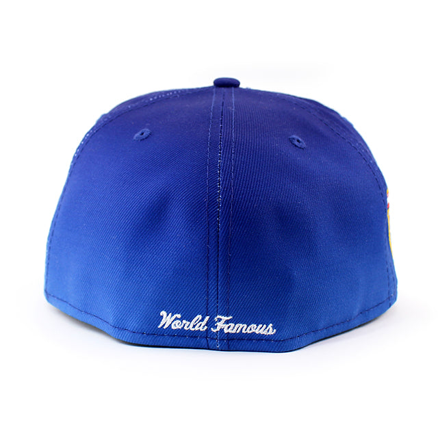 SUPREME ニューエラ キャップ 59FIFTY GRADIENT BOX LOGO FITTED CAP BLUE SIZE 7-1/2(約59.6cm)