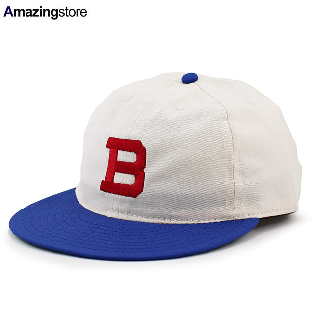 クーパーズタウンボールキャップ ブルックリン ブッシュウィックス 1949 SOFT VISOR COTTON SNAPBACK CAP NATURAL ROYAL