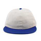 クーパーズタウンボールキャップ SOFT VISOR COTTON BLANK SNAPBACK CAP NATURAL ROYAL