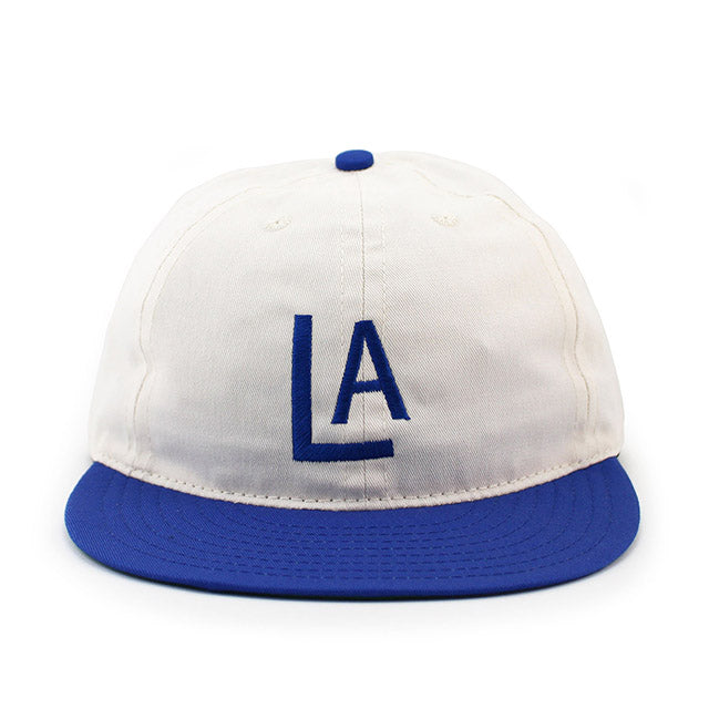 クーパーズタウンボールキャップ ロサンゼルス エンゼルス 1943 SOFT VISOR COTTON SNAPBACK CAP NATURAL ROYAL