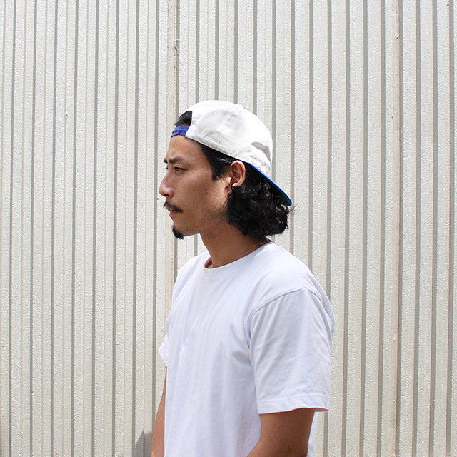 クーパーズタウンボールキャップ SOFT VISOR COTTON BLANK SNAPBACK CAP NATURAL ROYAL