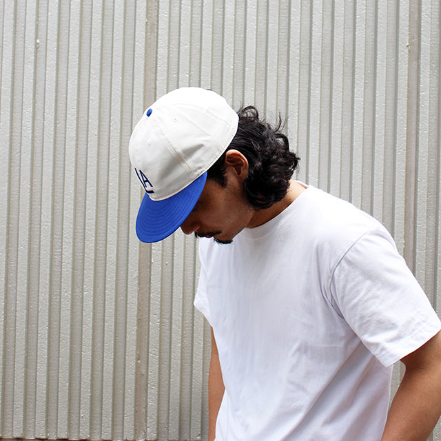 クーパーズタウンボールキャップ ブルックリン ブッシュウィックス 1949 SOFT VISOR COTTON SNAPBACK CAP NATURAL ROYAL