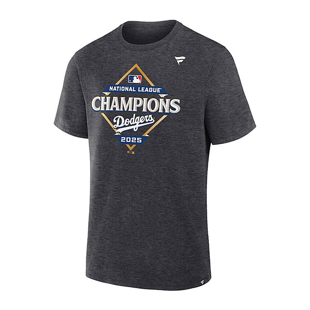 2025 ナショナルリーグチャンピオン ロッカールームモデル 海外取寄 Tシャツ ロサンゼルス ドジャース MLB 2025 NATIONAL LEAGUE CHAMPIONS LOCKER ROOM T-SHIRT HEATHER