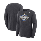 2025 ナショナルリーグチャンピオン ロッカールームモデル 海外取寄 Tシャツ ロサンゼルス ドジャース MLB 2025 NATIONAL LEAGUE CHAMPIONS LOCKER ROOM LONG SLEEVE T-SHIRT HEATHER CHARCOAL