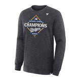 2025 ナショナルリーグチャンピオン ロッカールームモデル 海外取寄 Tシャツ ロサンゼルス ドジャース MLB 2025 NATIONAL LEAGUE CHAMPIONS LOCKER ROOM LONG SLEEVE T-SHIRT HEATHER CHARCOAL