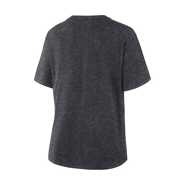 女性用 2025 ナショナルリーグチャンピオン ロッカールームモデル 海外取寄 Tシャツ ロサンゼルス ドジャース MLB WOMEN'S 2025 NATIONAL LEAGUE CHAMPIONS LOCKER ROOM T-SHIRT HEATHER CHARCOAL