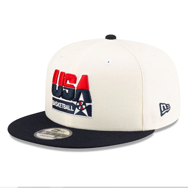 USA代表 ドリームチーム ニューエラ キャップ USA BASKETBALL DREAM TEAM SNAPBACK CAP CHROME-NAVY