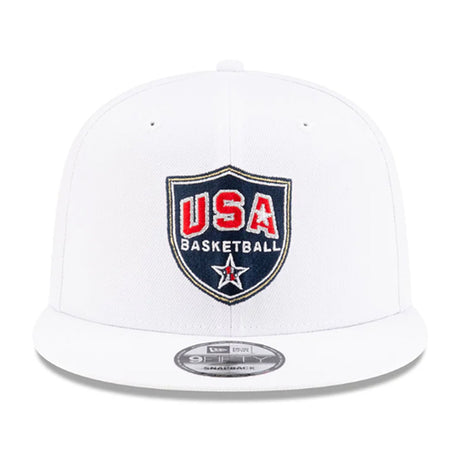 USA代表 ドリームチーム ニューエラ キャップ USA BASKETBALL SHIELD SNAPBACK CAP WHITE