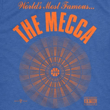 53年振りNBAファイナル優勝 海外取寄 ニューヨーク ニックス Tシャツ THE MECCA T-SHIRT ROYAL BLUE