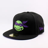 ニューエラ キャップ 59FIFTY ティーンエイジ ミュータント ニンジャ タートルズ DONATELLO FITTED CAP BLACK