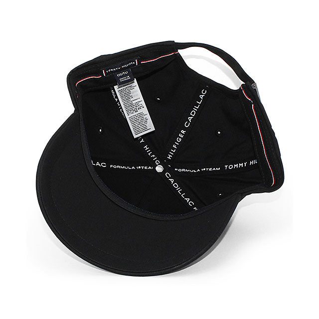 トミーヒルフィガー キャップ キャデラック F1チーム MIAMI LOGO STRAPBACK CAP BLACK