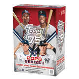 海外取寄 2026 TOPPS MLB SERIES 1 ベースボールカード 未開封ボックス（12枚×8パック）75周年記念