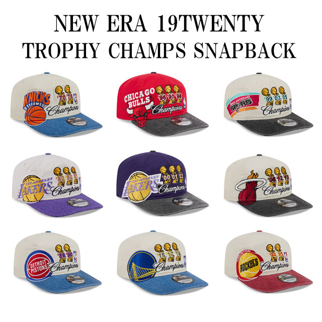 ニューエラ キャップ 19TWENTY スナップバック NBA TROPHY CHAMPS SNAPBACK CAP