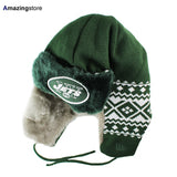 ニューエラ トラッパーキャップ ニューヨーク ジェッツ 【TRAPPER KNIT/GREEN】 NEW ERA NEW YORK JETS