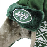 ニューエラ トラッパーキャップ ニューヨーク ジェッツ 【TRAPPER KNIT/GREEN】 NEW ERA NEW YORK JETS