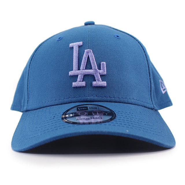 EU AU限定モデル ニューエラ キャップ 9FORTY ストラップバック ロサンゼルス ドジャース MLB LEAGUE ESSENTIAL STRAPBACK CAP BLUE