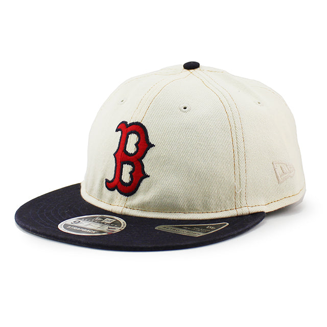 ニューエラ キャップ RC9FIFTY ボストン レッドソックス MLB RETRO CROWN STRAPBACK CAP CHROME-NAVY