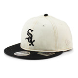 ニューエラ キャップ RC9FIFTY シカゴ ホワイトソックス MLB RETRO CROWN STRAPBACK CAP CHROME-BLACK