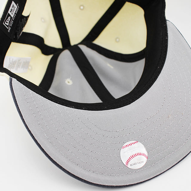 ニューエラ キャップ RC9FIFTY シカゴ ホワイトソックス MLB RETRO CROWN STRAPBACK CAP CHROME-BLACK