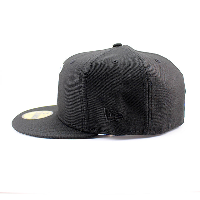 ニューエラ キャップ 59FIFTY ニューヨーク メッツ MLB 25TH ANNIVERSARY APPLE LOGO GREY BOTTOM FITTED CAP BLACK