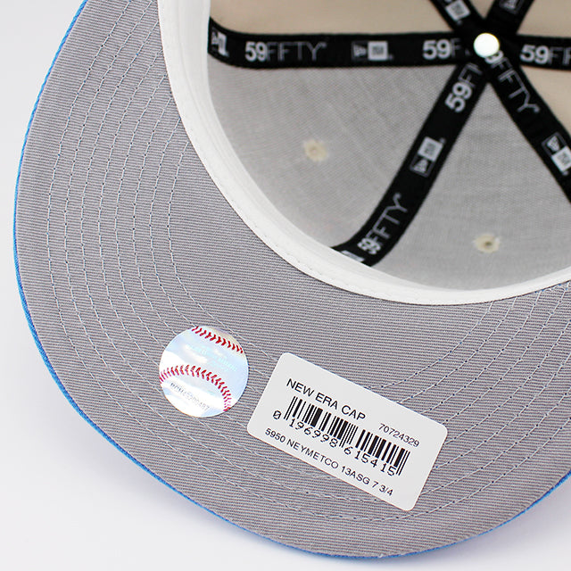 ニューエラ キャップ 59FIFTY ニューヨーク メッツ MLB 2013 ALL STAR GAME GREY BOTTOM FITTED CAP STONE LT BLUE NEW ERA NEW YORK METS