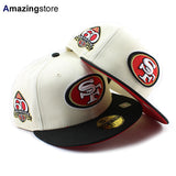 ニューエラ キャップ 59FIFTY サンフランシスコ フォーティーナイナーズ NFL 60TH ANNIVERSARY RED BOTTOM FITTED CAP CHROME