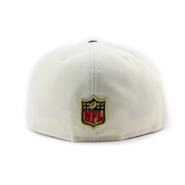 ニューエラ キャップ 59FIFTY サンフランシスコ フォーティーナイナーズ NFL 60TH ANNIVERSARY RED BOTTOM FITTED CAP CHROME