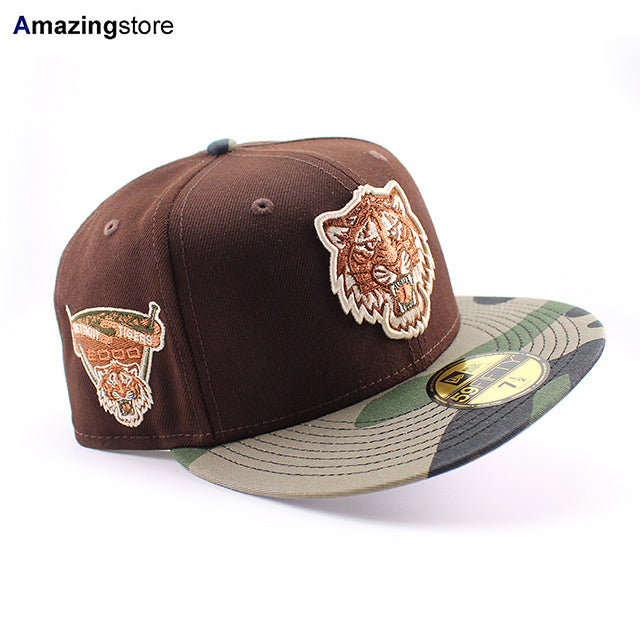 ニューエラ キャップ 59FIFTY デトロイト タイガース MLB 2000 TIGER STADIUM FITTED CAP BROWN CAMO