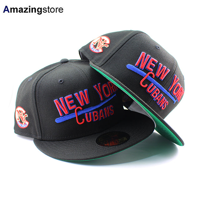 ニューエラ キャップ 59FIFTY ニューヨーク キューバンズ KELLY GREEN BOTTOM FITTED CAP BLACK