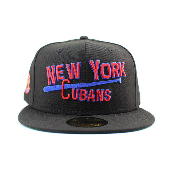 ニューエラ キャップ 59FIFTY ニューヨーク キューバンズ KELLY GREEN BOTTOM FITTED CAP BLACK