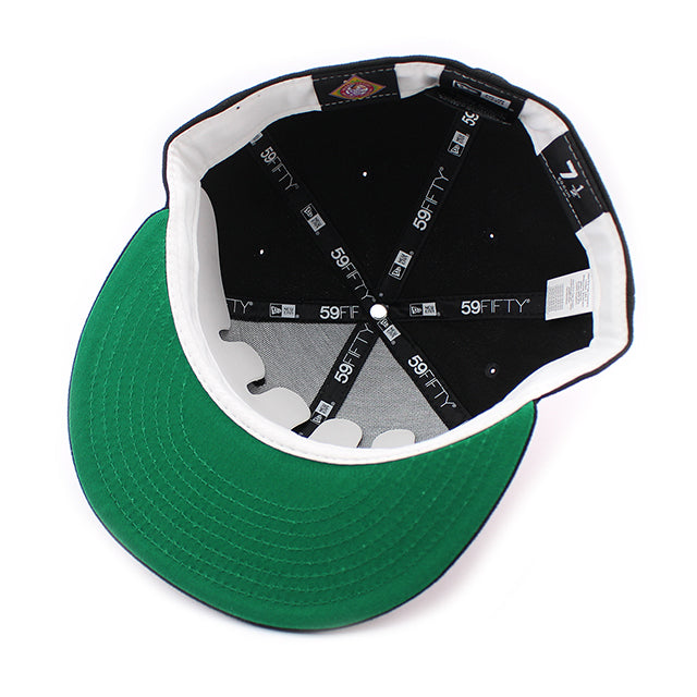 ニューエラ キャップ 59FIFTY ニューヨーク キューバンズ KELLY GREEN BOTTOM FITTED CAP BLACK