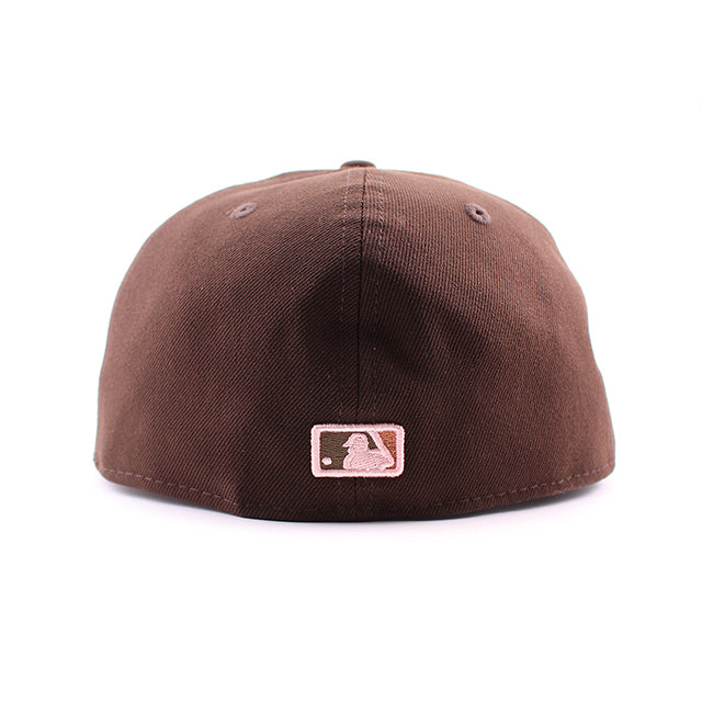 ニューエラ キャップ 59FIFTY ニューヨーク メッツ MLB 60TH ANNIVERSARY PINK BOTTOM FITTED CAP BROWN