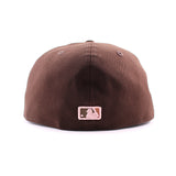 ニューエラ キャップ 59FIFTY ニューヨーク メッツ MLB 60TH ANNIVERSARY PINK BOTTOM FITTED CAP BROWN