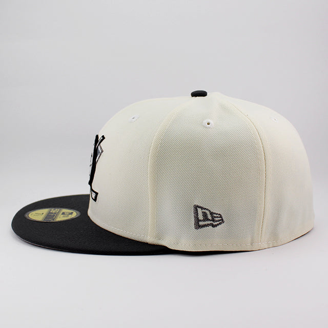 ニューエラ キャップ 59FIFTY アナハイム ダックス NHL 2007 STANLEY CUP CHAMPIONS FITTED CAP CREAM CHARCOAL
