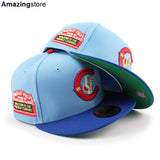 ニューエラ キャップ 59FIFTY シカゴ カブス MLB WRIGLEY FIELD PATCH FITTED CAP LIGHT BLUE