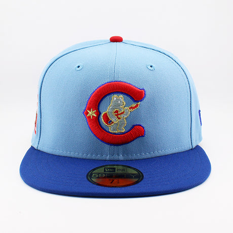ニューエラ キャップ 59FIFTY シカゴ カブス MLB WRIGLEY FIELD PATCH FITTED CAP LIGHT BLUE