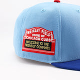 ニューエラ キャップ 59FIFTY シカゴ カブス MLB WRIGLEY FIELD PATCH FITTED CAP LIGHT BLUE