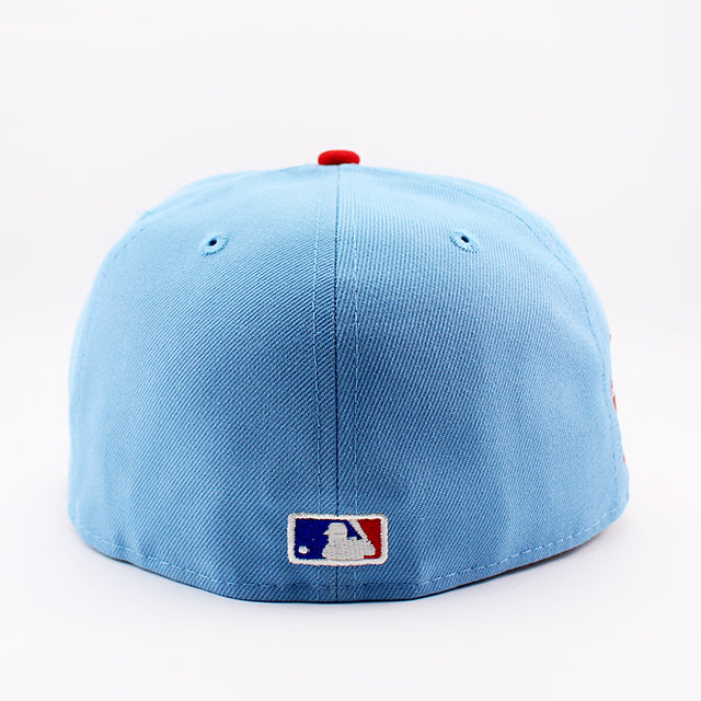 ニューエラ キャップ 59FIFTY シカゴ カブス MLB WRIGLEY FIELD PATCH FITTED CAP LIGHT BLUE