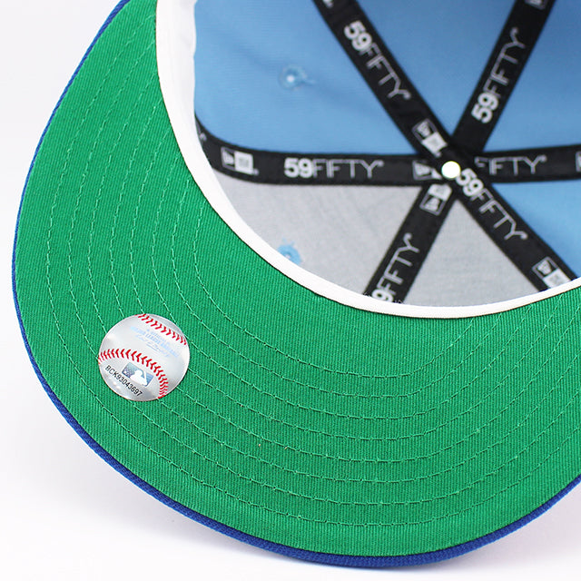 ニューエラ キャップ 59FIFTY シカゴ カブス MLB WRIGLEY FIELD PATCH FITTED CAP LIGHT BLUE