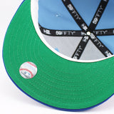 ニューエラ キャップ 59FIFTY シカゴ カブス MLB WRIGLEY FIELD PATCH FITTED CAP LIGHT BLUE