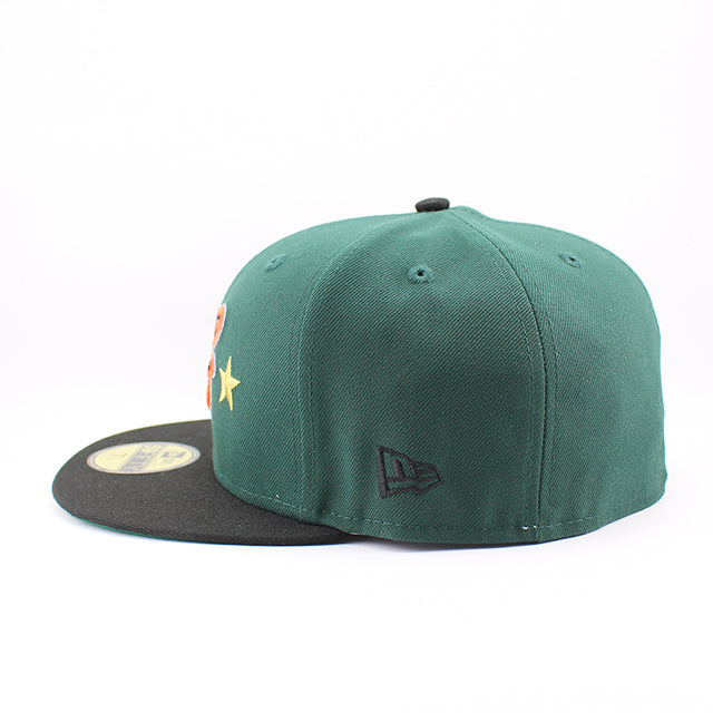 ニューエラ キャップ 59FIFTY ボルチモア オリオールズ MLB 1966 WORLD SERIES CHAMPIONS KELLY GREEN BOTTOM FITTED CAP DARK GREEN