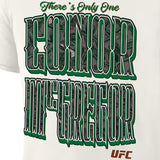 コナー マクレガーモデル海外取寄 UFC Tシャツ THERE'S ONLY ONE T-SHIRT WHITE