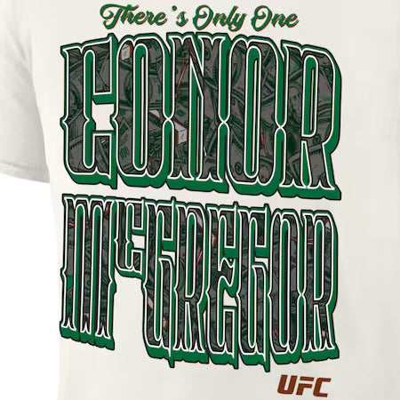 コナー マクレガーモデル海外取寄 UFC Tシャツ THERE'S ONLY ONE T-SHIRT WHITE
